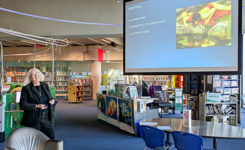 Cora Fox at the Phoenix Public Library