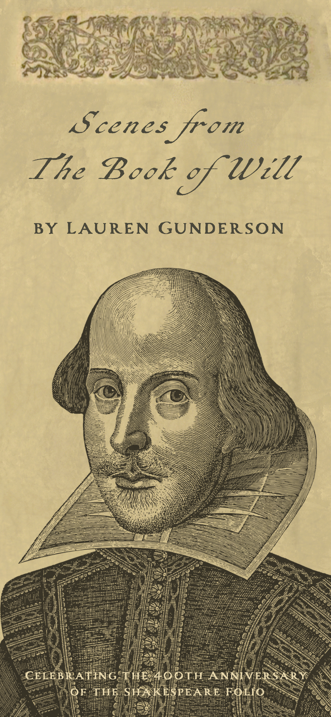 Cover page of program for Scenes from The Book of Will by Lauren Gunderson