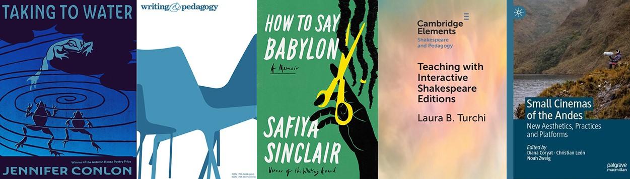 Cover images of work by Jennifer Conlon, Jessica Early, Safiya Sinclair, Laura Turchi and Noah Zweig