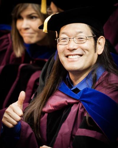 bruce new grad photo