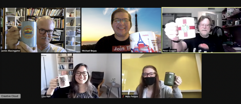 February 22, 2021 "Coffee Talk" event hosted by ASU English